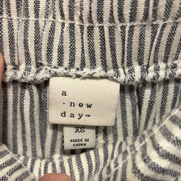 Gray and White Breezy Pants - Picture 2 of 4